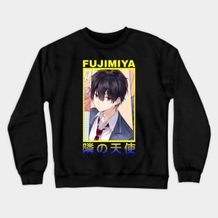 Fujimiya Amane Otonari No Tenshi Sama Ni Itsunomanika Dame Ningen Ni Sareteita Ken Crewneck Sweatshirt